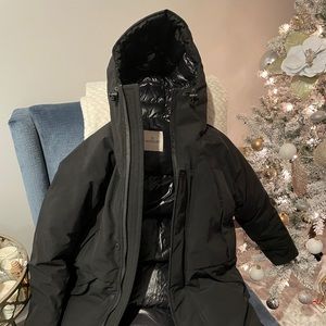 Moncler Jacket-men’s black forster size medium